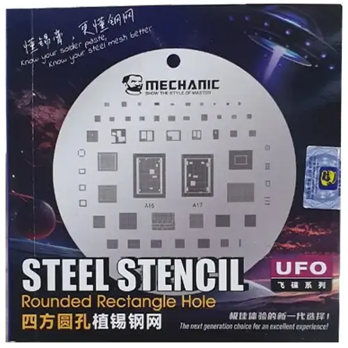 Replacement for MECHANIC UFO BGA 18PCS SAM REBALLING STENCIL - Quality Phone Parts in Sri Lanka
